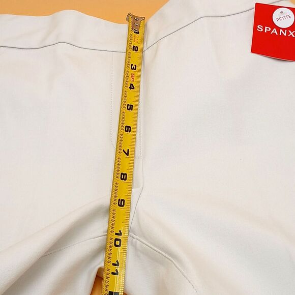 Spanx On- The -Go Slim Straight Ankle Pant 20372Q Classic White PS Patite Small - Picture 5 of 15